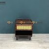 Tủ đầu giường gỗ sồi tự nhiên mây 1 hộc kéo TDG-08SN
