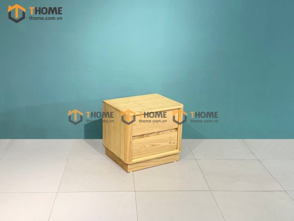 Tủ đầu giường gỗ sồi tự nhiên Sunrise màu tự nhiên TDG-04SN