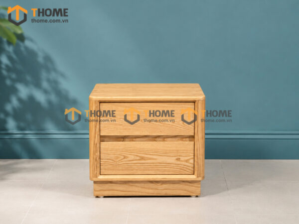 Tủ Đầu Giường Gỗ Sồi Tự Nhiên Sunrise Màu Tự Nhiên TDG-04SN