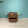 Tủ đầu giường gỗ sồi tự nhiên Sunrise màu óc chó TDG-05SN