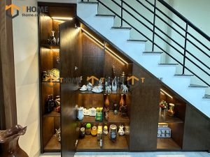 Tủ dưới chân cầu thang nhà anh Tường Đồng Tâm TCT-01SN