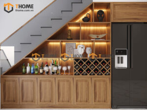 Tủ Dưới Chân Cầu Thang Nhà Chị Thu Nam Việt Á TCT-02SN