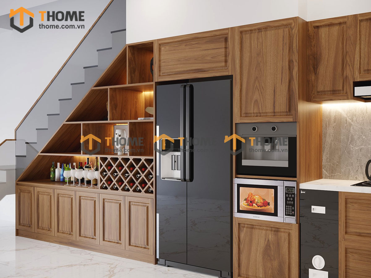 Tủ Dưới Chân Cầu Thang Nhà Chị Thu Nam Việt Á TCT-02SN