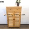 Tủ giày gỗ sồi tự nhiên 2 cánh 1 hộc kéo Morris TG-02SM