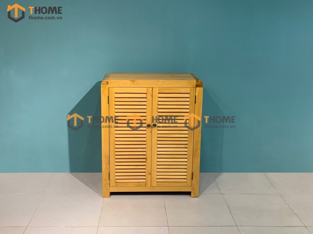 Tủ giày gỗ sồi tự nhiên 2 cánh mở Harris TG-13SM