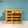 Tủ giày gỗ sồi tự nhiên 3 cánh 1 hộc kéo chấm bi Harris TG-05SM