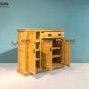 Tủ giày gỗ sồi tự nhiên 3 cánh 1 hộc kéo chấm bi Harris TG-05SM