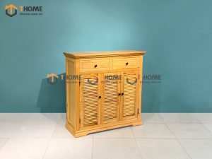Tủ giày gỗ sồi tự nhiên 3 cánh 1 hộc kéo Tuscany TG-08SM