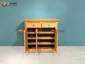 Tủ giày gỗ sồi tự nhiên 3 cánh 1 hộc kéo Tuscany TG-08SM
