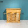 Tủ giày gỗ sồi tự nhiên 3 cánh 1 hộc kéo Tuscany TG-08SM