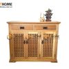 Tủ giày gỗ sồi tự nhiên 3 cánh 2 hộc kéo Caro TG-10SM