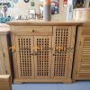 Tủ giày gỗ sồi tự nhiên 3 cánh 2 hộc kéo Caro TG-10SM