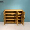 Tủ giày gỗ sồi tự nhiên 3 cánh mở Harris TG-14SM