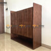 Tủ Giày Gỗ Sồi Tự Nhiên 3 Cánh Sọc Đứng Capri TG-05SN