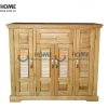 Tủ giày gỗ sồi tự nhiên 4 cánh 1 hộc kéo Pano TG-07SM