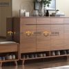 Tủ giày gỗ sồi tự nhiên 4 cánh âm Lux TG-07SN