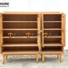 Tủ giày gỗ sồi tự nhiên 4 cánh Aolix TG-08SN