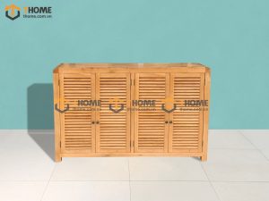 Tủ giày gỗ sồi tự nhiên 4 cánh mở Nova TG-17SM