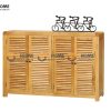 Tủ giày gỗ sồi tự nhiên 4 cánh mở Nova TG-17SM