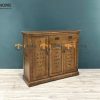 Tủ giày gỗ sồi tự nhiên 4 cánh 1 hộc kéo chấm bi Tuscany TG-29SM