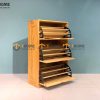 Tủ giày gỗ sồi tự nhiên thông minh 3 cánh lật Zen TG-24SM