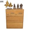 Tủ giày gỗ sồi tự nhiên thông minh 3 cánh lật TG-23SM