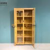 Tủ kính gỗ sồi tự nhiên 2 cánh Cuba TK-09SM