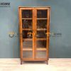 Tủ kính gỗ sồi tự nhiên 2 cánh Sunrise TK-03SN