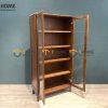 Tủ kính gỗ sồi tự nhiên 2 cánh Sunrise TK-03SN