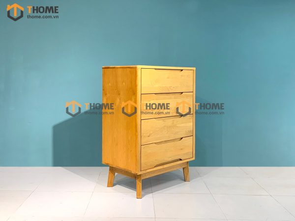 Tủ ngăn kéo gỗ sồi tự nhiên 4 hộc kéo Como TNK-16SM