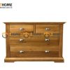 Tủ ngăn kéo gỗ sồi tự nhiên 6 hộc kéo Hampshire TNK-01SM