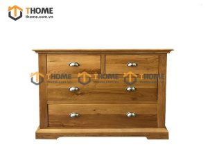 Tủ ngăn kéo gỗ sồi tự nhiên 6 hộc kéo Hampshire TNK-01SM