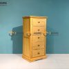 Tủ ngăn kéo gỗ sồi tự nhiên 5 hộc kéo Hampshire TNK-02SM