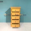 Tủ ngăn kéo gỗ sồi tự nhiên 5 hộc kéo Hampshire TNK-02SM