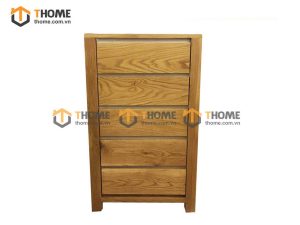 Tủ ngăn kéo gỗ sồi tự nhiên 5 hộc kéo Lakada TNK-04SM