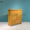 Tủ ngăn kéo gỗ sồi tự nhiên 5 hộc kéo Woodstock màu tự nhiên TNK-24SM