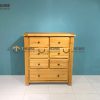 Tủ ngăn kéo gỗ sồi tự nhiên 5 hộc kéo Woodstock màu tự nhiên TNK-24SM