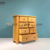 Tủ ngăn kéo gỗ sồi tự nhiên 5 hộc kéo Woodstock màu tự nhiên TNK-24SM