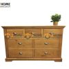 Tủ ngăn kéo gỗ sồi tự nhiên 7 hộc kéo Hampshire TNK-03SM