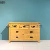 Tủ ngăn kéo gỗ sồi tự nhiên 7 hộc kéo Harris TNK-06SM