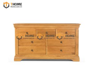 Tủ ngăn kéo gỗ sồi tự nhiên 7 hộc kéo Tuscany TNK-18SM
