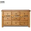 Tủ ngăn kéo gỗ sồi tự nhiên 9 hộc kéo Woodstock màu tự nhiên TNK-25SM