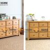 Tủ ngăn kéo gỗ sồi tự nhiên 9 hộc kéo Woodstock màu tự nhiên TNK-25SM