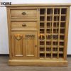 Tủ rượu gỗ sồi tự nhiên 2 hộc kéo 32 ô TR-04SM