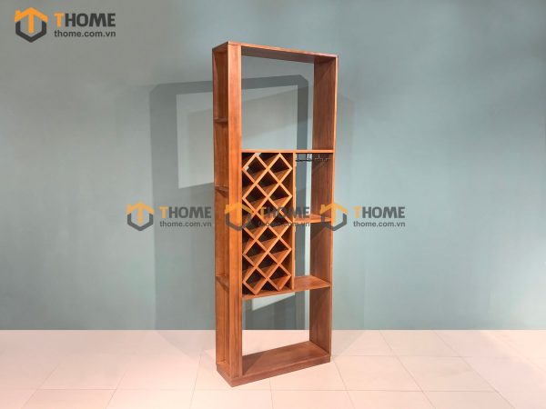 Tủ rượu gỗ sồi tự nhiên đứng TR-01SN