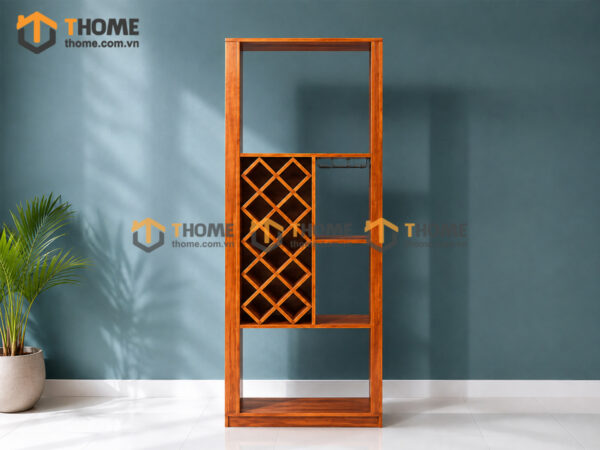 Tủ Rượu Gỗ Sồi Tự Nhiên Đứng TR-01SN