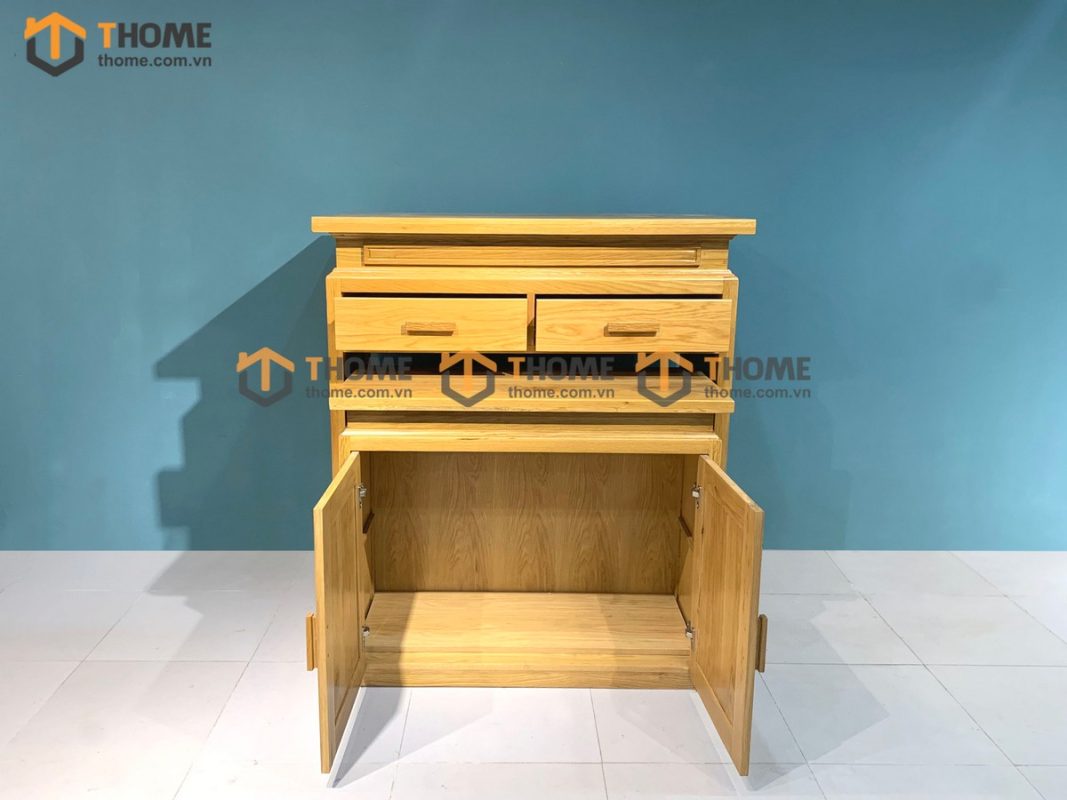 Tủ thờ gỗ sồi tự nhiên số 01 TT-01SM
