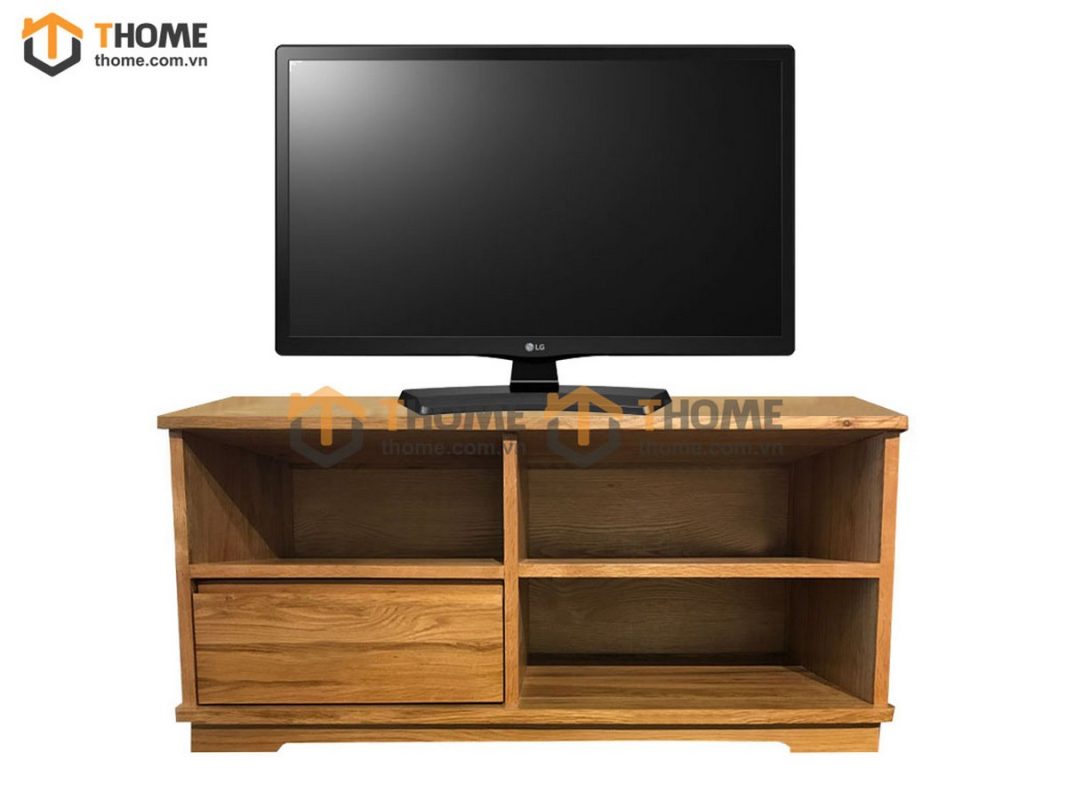 Tủ tivi gỗ sồi tự nhiên 1 hộc kéo TTV-13SM