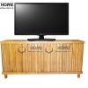 Tủ tivi gỗ sồi 2 tự nhiên cánh sọc đứng TTV-30SM