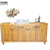 Tủ tivi gỗ sồi 2 tự nhiên cánh sọc đứng TTV-30SM